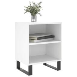 Berkfield Home Bedside Cabinets 2 pcs White 40x30x50 cm Engineered Wood - Size: 40 x 30 x 50 cm - thumbnail 3