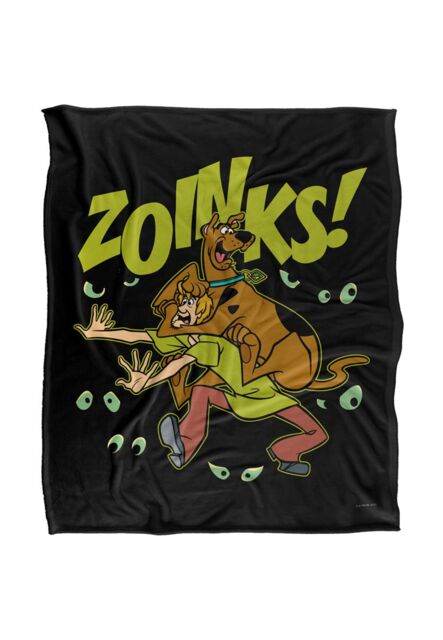 Warner Brothers Scooby Doo Officially Licensed Silky Touch Super Soft Throw Blanket 152 x 127 cm in White - image 1