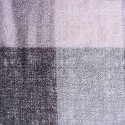 OHS Gingham Teddy Fleece Duvet Cover Pillowcase Check Bedding Set in Pink - Size: Double - thumbnail 4