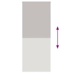 Berkfield Home Shower Roller Blind 110x240 cm Fabric Width 106 cm in Grey - thumbnail 5
