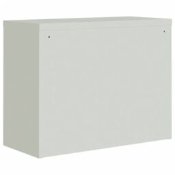 Berkfield Home File Cabinet Light Grey 90x40x70 cm Steel - Size: 90 x 40 x 70 cm - thumbnail 6