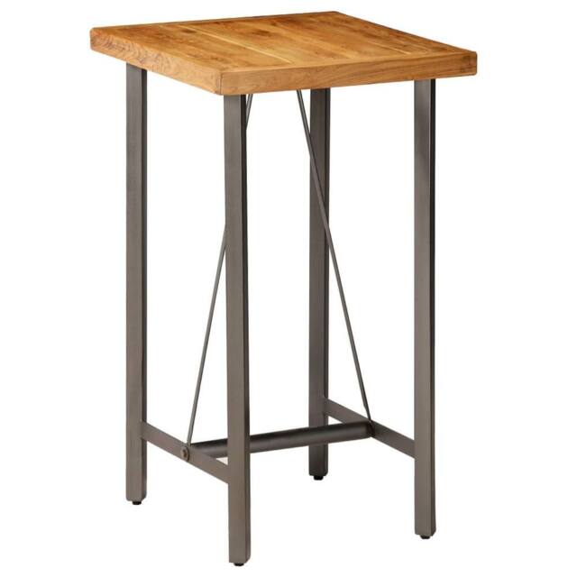 Berkfield Home Bar Table Solid Reclaimed Teak 60x60x107 cm in Brown - Size: 60 x 60 x 107 cm - image 1