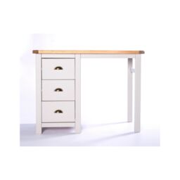 Cabinet Bits Argenta 3 Drawer Dressing Table Set Brass Cup Handle in Light Grey - thumbnail 3