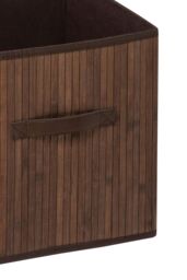 Orsina Kankyo Bamboo Wood Storage Box in Brown - thumbnail 4