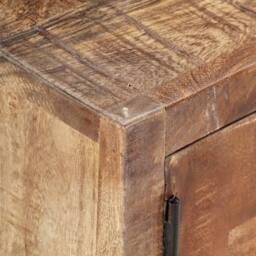 Berkfield Home TV Cabinet 120x30x40 cm Solid Reclaimed Wood in Brown - Size: 120 x 30 x 40 cm - thumbnail 6