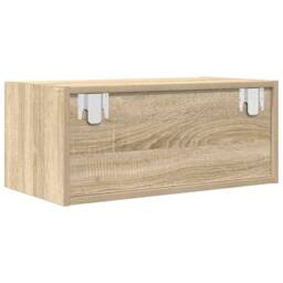 Berkfield Home TV Cabinets 2 pcs Sonoma Oak 60x31x25.5 cm Engineered Wood in Light Brown - thumbnail 9