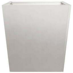 Berkfield Home Durable Garden Planter 50x50x50 cm Stainless Steel in Light Grey - Size: 50 x 50 x 50 cm - thumbnail 4