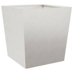 Berkfield Home Durable Garden Planter 50x50x50 cm Stainless Steel in Light Grey - Size: 50 x 50 x 50 cm - thumbnail 3