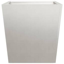 Berkfield Home Durable Garden Planter 50x50x50 cm Stainless Steel in Light Grey - Size: 50 x 50 x 50 cm - thumbnail 5