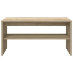 Berkfield Home TV Cabinet Sonoma Oak 80x40x40 cm Engineered Wood in Light Tan - Size: 80 x 40 x 40 cm - thumbnail 5