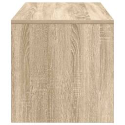 Berkfield Home TV Cabinet Sonoma Oak 80x40x40 cm Engineered Wood in Light Tan - Size: 80 x 40 x 40 cm - thumbnail 6