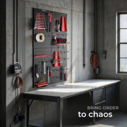 tectake Tool Pegboard Jonah - Hooks & Holders - thumbnail 7