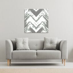 Benjamin Tate Design Grunge lines (Canvas Print) / 101 x 101 x 4cm in Natural - Size: 101 x 101 x 4 cm - thumbnail 1