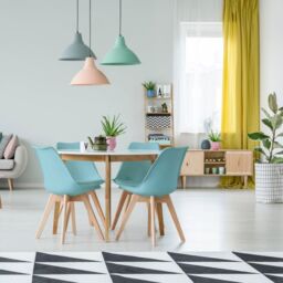 Bravich LTD Rocco Tulip Dining Chair in Duck Egg Blue - Size: 1 Pack - thumbnail 2