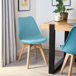 Bravich LTD Rocco Tulip Dining Chair in Duck Egg Blue - Size: 1 Pack - thumbnail 4