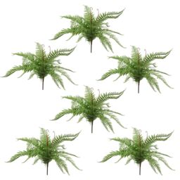 Leaf 6 x 60cm Artificial Bushy Dixie Wood Fern Light Green Plant - Size: 6 x 60 cm - thumbnail 1