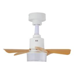 Living and Home Nordic Style 5-Blade Small Ceiling Fan Light Fixture in White - thumbnail 3
