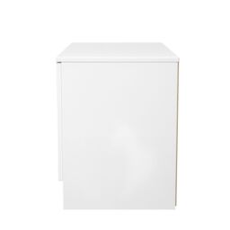 Ready Assembled 2 U Trent Compact 2 Door TV & Media Unit (Ready Assembled) in White - thumbnail 2