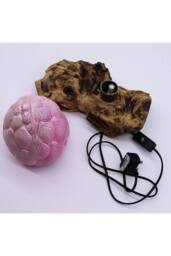 KDMD DriftGlow Crackle Lotus Lamp - Purple, Natural Driftwood & Shade in Purple - thumbnail 3