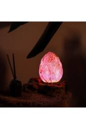KDMD DriftGlow Crackle Lotus Lamp - Purple, Natural Driftwood & Shade in Purple - thumbnail 6
