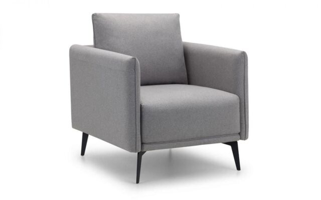 Ashfield Platinum Wool Armchair in Grey - image 1
