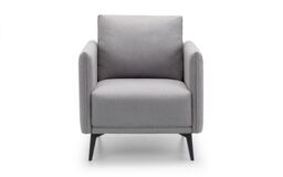 Ashfield Platinum Wool Armchair in Grey - thumbnail 2