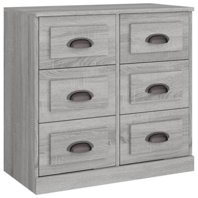 Berkfield Home Sideboard Grey Sonoma 70x35.5x67.5 cm Engineered Wood - image 1