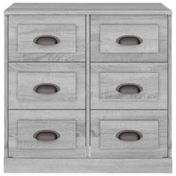 Berkfield Home Sideboard Grey Sonoma 70x35.5x67.5 cm Engineered Wood - thumbnail 6