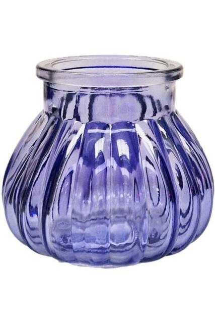 KDMD Lilac Veneto Bubble Glass Jar Vase 7.5cm 12 Pack - image 1
