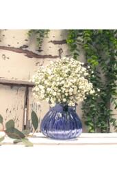 KDMD Lilac Veneto Bubble Glass Jar Vase 7.5cm 12 Pack - thumbnail 3