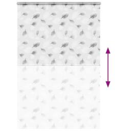 Berkfield Home Shower Roller Blind with Cassette 150x240 cm Fabric Width 146 cm in Grey - thumbnail 5