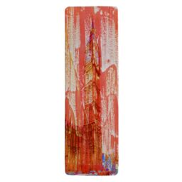 Benjamin Tate Design Crazy Red Ben Runner Rug in Natural - Size: 67 cm x 230 cm - thumbnail 1