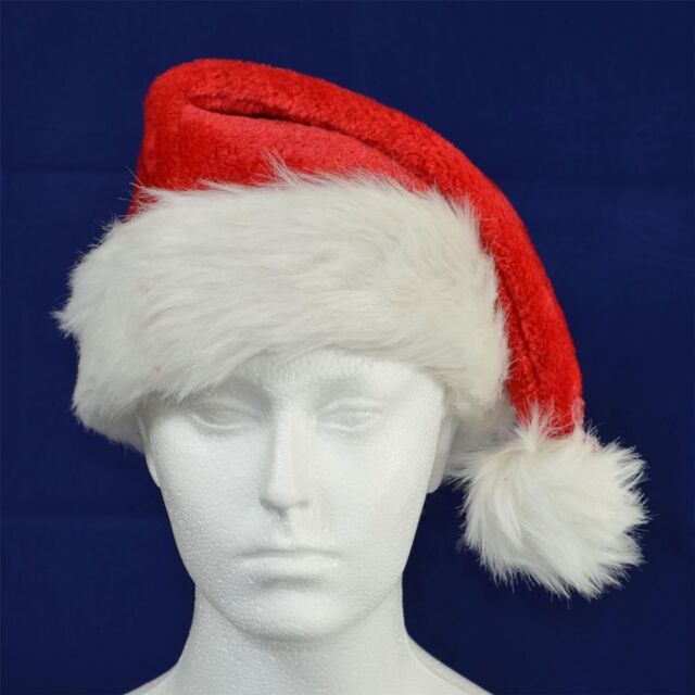Shatchi Unisex Deluxe Christmas Santa Hat - HLUX in Red - image 1