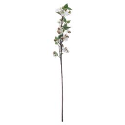 Hill Interiors Artificial English Blossom Branch in Dark Brown - thumbnail 1
