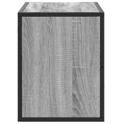 Berkfield Home TV Cabinet Grey Sonoma 80x31x39.5 cm Engineered Wood & Metal - thumbnail 5