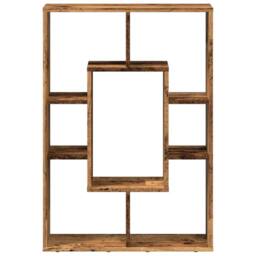 Berkfield Home Durable Bookcase Old Wood 63x20x90 cm Engineered Wood in Brown - Size: 63 x 20 x 90 cm - thumbnail 5