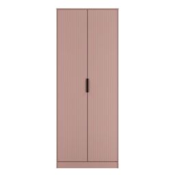 Ready Assembled 2 U Menai 2 Door Wardrobe (Ready Assembled) in Dusty Pink - thumbnail 2