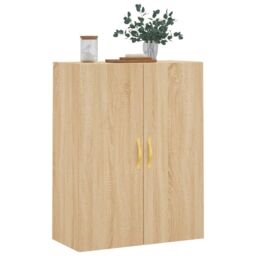 Berkfield Home Wall Mounted Cabinet Sonoma Oak 69.5x34x90 cm in Brown - thumbnail 4