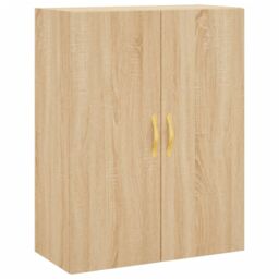 Berkfield Home Wall Mounted Cabinet Sonoma Oak 69.5x34x90 cm in Brown - thumbnail 2