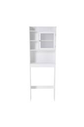 Living and Home Over The Toilet Bathroom Storage Cabinet in White - thumbnail 8