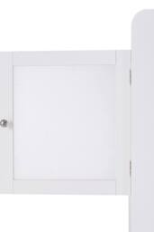 Living and Home Over The Toilet Bathroom Storage Cabinet in White - thumbnail 9