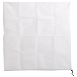Berkfield Home Plant Fleece Covers with Zip 2 pcs 70 g/m¬≤ 1.55x1.55 m in White - thumbnail 3