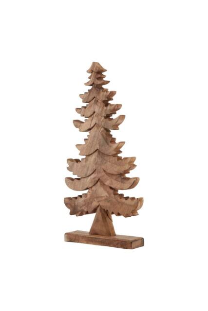 KDMD Natural Wooden Large Christmas Tree - Rustic Holiday Decor Centerpiece in Brown - image 1