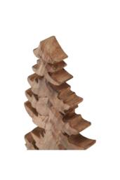 KDMD Natural Wooden Large Christmas Tree - Rustic Holiday Decor Centerpiece in Brown - thumbnail 2