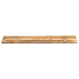 Berkfield Home Table Top Live Edge 180x40x2.5 cm Solid Wood Rough Mango in Brown - thumbnail 3