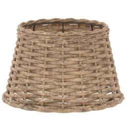 Berkfield Home Lamp Shade Brown √ò38x23 cm Wicker - Size: 38x23 cm - thumbnail 2