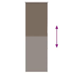 Berkfield Home Roller Blind Blackout Coffee 50x150 cm Fabric Width 45.7 cm Polyester in Brown - thumbnail 5