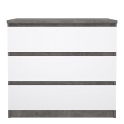Furniture To Go Naia Chest of 3 Drawers in Grey - thumbnail 2