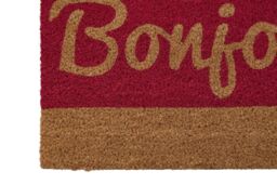 Orsina Bonjour Doormat in Pink - Size: 100 cm diameter - thumbnail 4