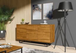 Mex Furniture LTD Sideboard 140cm Loft / Industrial in Brown - thumbnail 6